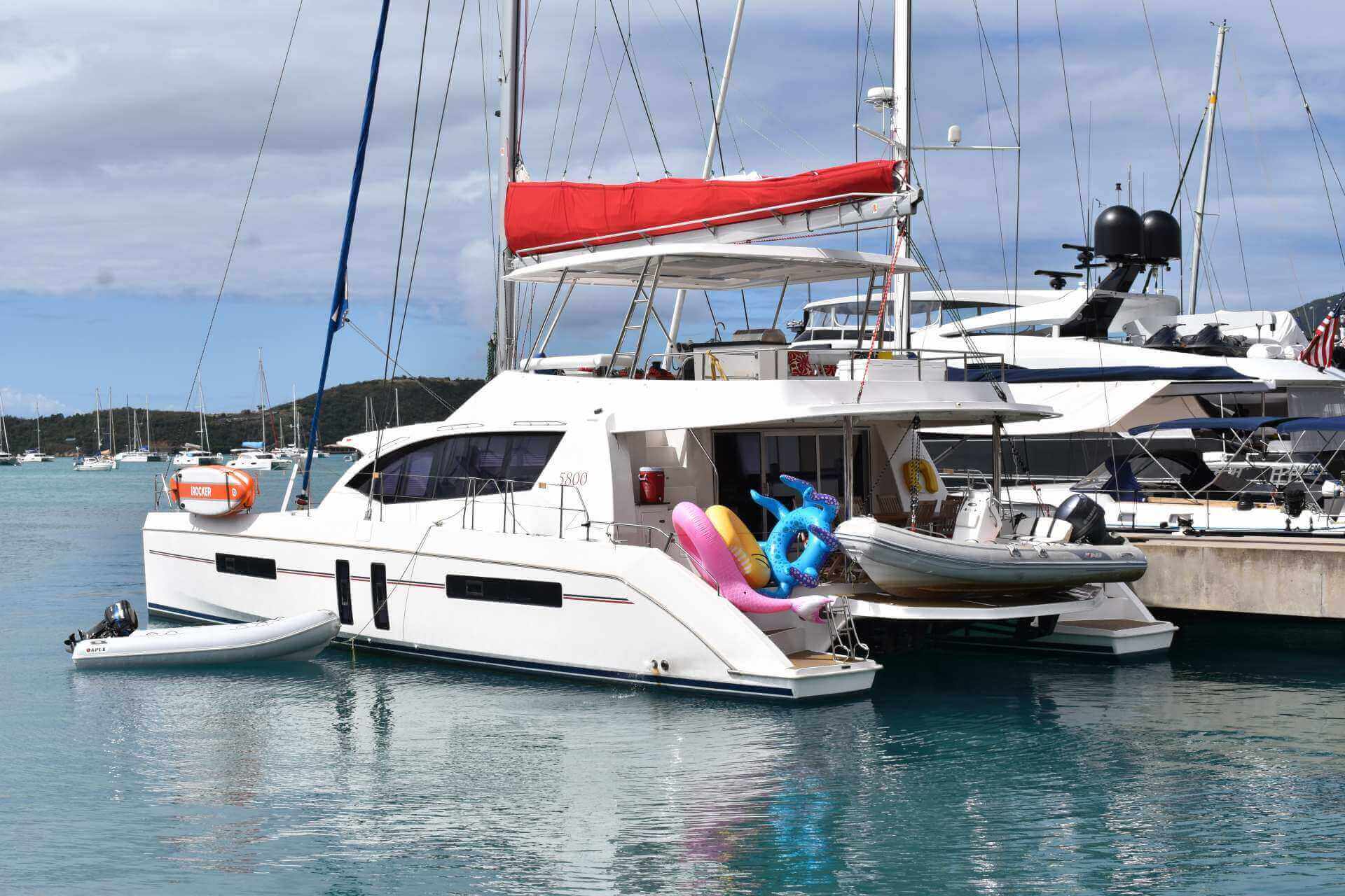 Used Sail Catamaran for Sale 2013 Leopard 58 Boat Highlights